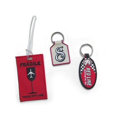 China Sustainable Embroidered Key Chain Patches Manufacturer Custom Embroidered Key Chain for sale