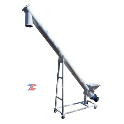 China Heat Resistant Tubular Type Hopper Auger Cement Screw Conveyor Inclined Conveyor for sale