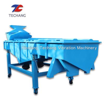 China Ore Recycle Plastic Shells Linear Vibrating Screen Separator Machine for sale