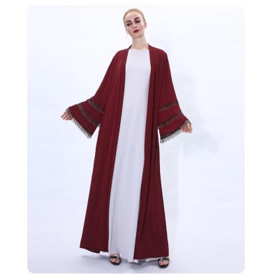 China Plus size maxi abaya prayer clothing for women sleeve design women muslim abaya high quality dress M2021 for sale