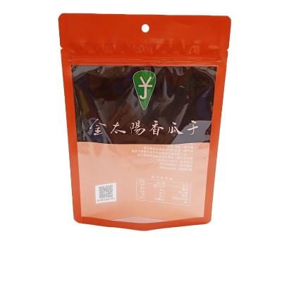 China Barrier 3 Side Sealed Hang Hole Custom Print Packaging Bag With Clear Zipper Window for sale