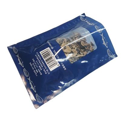 China Barrier Customized 3 Sides Sealed Plastic Packaging Bag Mylar Food Storage Ziplock Bags With Transparent Window Pocket Bag for sale