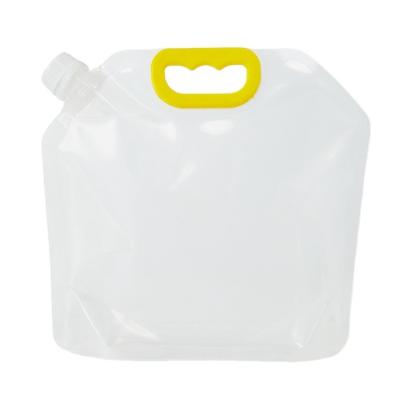 China Clear Barrier Spout Drink Pouch Custom Large Transparent Pouch Pouch With Spout for sale