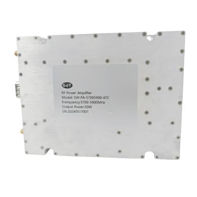 China High Linearity Communication Module 5700-5900MHz 50W RF-versterker voor draadloze communicatie Te koop