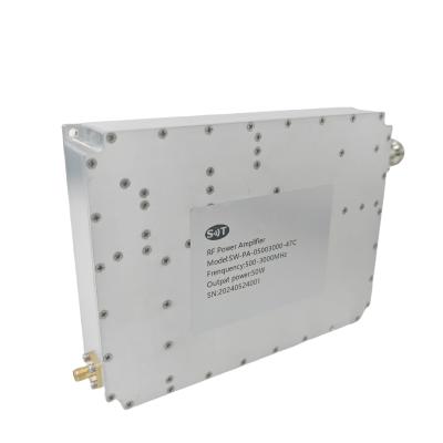 China High Linearity and Efficiency 500-3000MHz Wideband RF Power Amplifier for Satellite Communication for sale