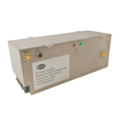 China High Reliable And Stable High Efficiency 1-6GHz Tri-Band 30W RF Power Amplifier For Radar Systems for sale