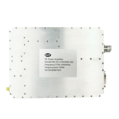 China 5700-5900MHz 100W Rf Amplifier High Performance Wide Band Low Noise Solution For Wireless Communication for sale