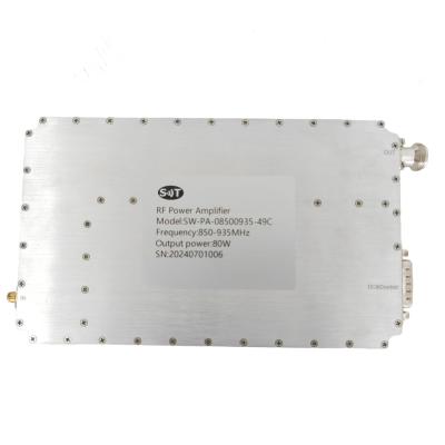 China High Performance Solid State 850-935MHz 80W RF Power Amplifier for Communication Systems, Radar for sale