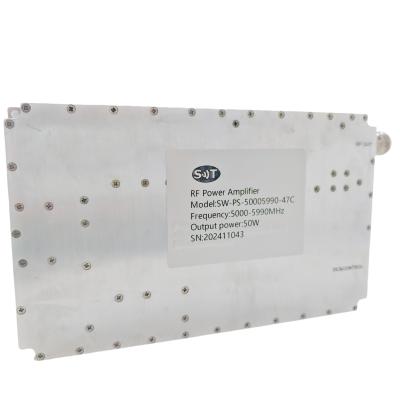 China Op maat gemaakte High Linearity C Band 50W Communicatie module Solid State RF Power Amplifier voor satellietcommunicatie Te koop