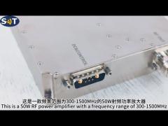 300-1500MHz Broadband RF Amplifier Solid State Amplifier Module for Telecommunication