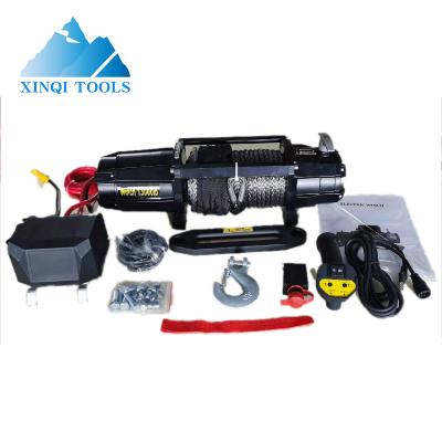 China ATV/UTV XINQI Factory Direct Electric Winch 12v Waterproof Electric For Boats Outdoors Offroad for sale