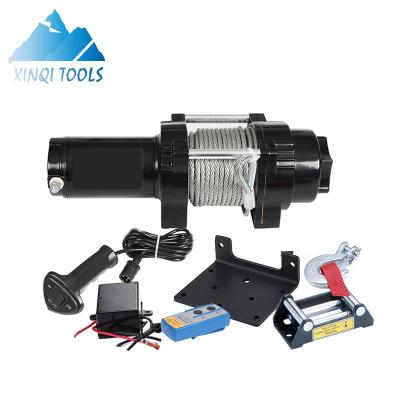 China New Design ATV/UTV XINQI DC 12V 3500lbs Off Road 4x4 Car Electric Winch for sale