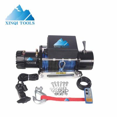 China ATV/UTV Factory Direct Electric Winch 12000lLBS 12V/24V Recovery Winch For Off-Road Boats for sale