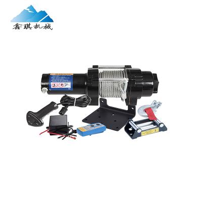 China ATV/UTV XINQI 12v 24v Off Road Car SUV ATV/UTV 4x4 Electric Winch 8000lb 9500lb 12000lb 20000lb for sale