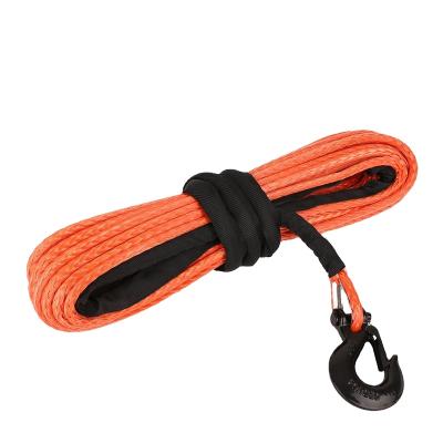 China ATV/UTV XINQI Double Size Quality Low Price Winch Braided Winch Rope Synthetic Winch Rope Kevlar Rope for sale