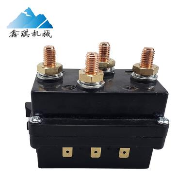 China WHAT MOTORS NEW XINQI RELAY WINCH MOTOR REVERSING 12V/24V 500A 4 Terminals Winch Solenoid Relay Contactor for sale