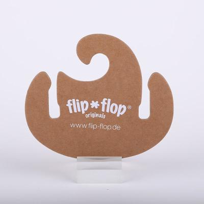 Κίνα Custom Eco-Friendly Cardboard Flip Flop Hangers | Sustainable Footwear Storage προς πώληση