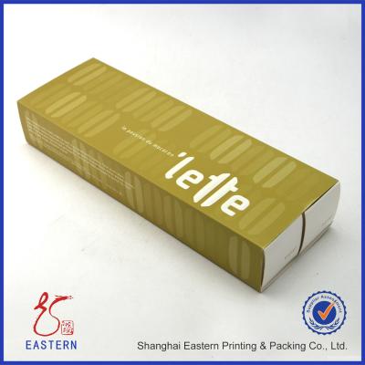 China Food Grade 2 Rows Macaron Paper Box , Custom Slide Box Packaging High Capacity for sale