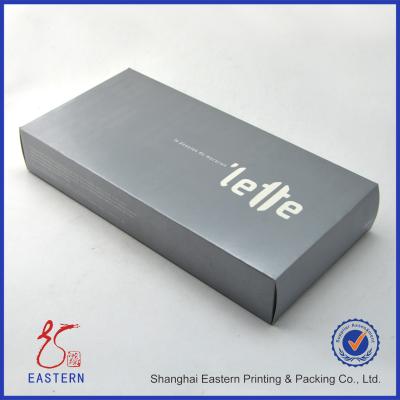 China O GV feito sob encomenda de Logo Printed Luxury Silver aprova a caixa de papel 300gsm de Macaron à venda