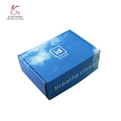 China CMYK Color Offset Printing Product Packaging Boxes For Face Mask for sale