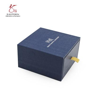 China CMYK Color Luxury Logo Printing Kraft Paper Drawer Box For Watch for sale