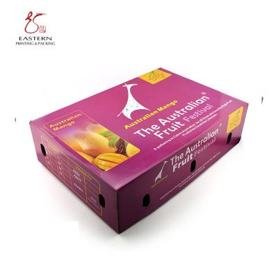 China SGS 55cm Length Corrugated Cardboard Shipping Boxes , Fruit Cardboard Boxes for sale