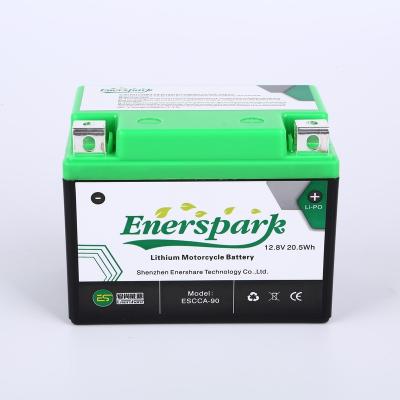 China 1600mAh 12.8V motorcycle starter draining lithium battery CCA90 motorcycle starter battery for sale