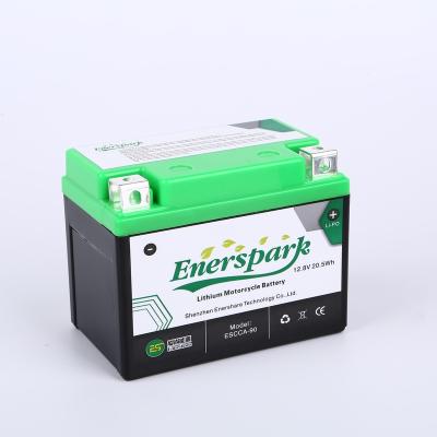 China New product lithium motorcycle battery 12.8V 1600mAh motorcycle starter CCA90 long cycle life for sale