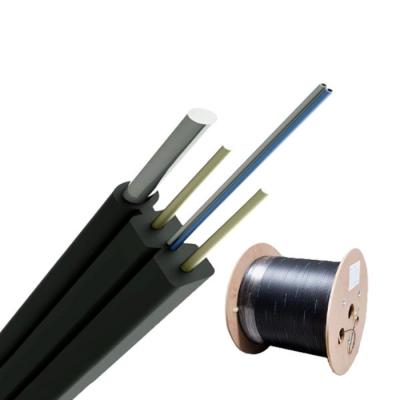 China Factory Price Fiber Optic Single Mode 1 2 4 Core Fiber Optic Cable 1km Prices FTTH Cable GJXH/GJYXCH/GJFYXCH for sale