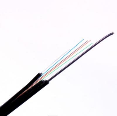 China Fiber Optic 2 Cores 1km 2km 3km Plywood Drum Ftth Drop Cable Single Mode Indoor Fiber Optic Cable for sale