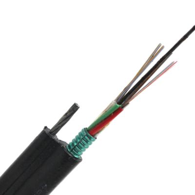 China Manufacturer Outdoor Optical Fiber Figure 8 Aerial Cable 8 12 24 Core Fiber Optic Cable Gytc8s for sale