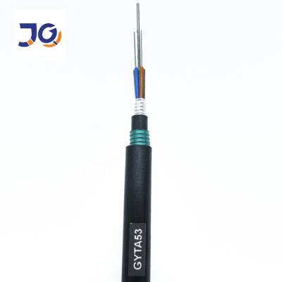 China SELF-SUPPORTING ARMORED DUCT GYTA FIBER OPTICAL CABLE for sale