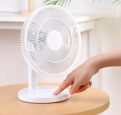 China Small USB Electric Fan Hotel Large Dormitory Student Desk Rechargeable Mute Office Desk Wind Fan for sale