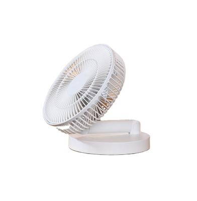 China Hotel Desk Fan Charging Electric Fan Silent Portable Mini Desk Dormitory Folding Fan for sale