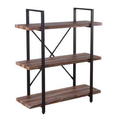 China Hot Selling Matte Black Cheap Metal Wall Rack Multi-size Viable Around Nordic Shelf for sale