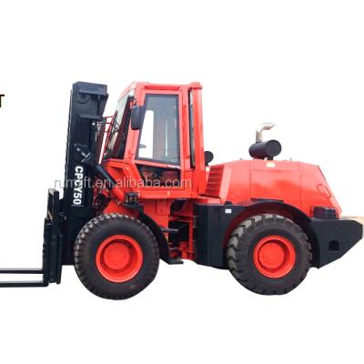 China Building Material Stores Forklift Rough Terrain 2 Ton To 3.5 Ton , 5 Ton Forklift CE for sale