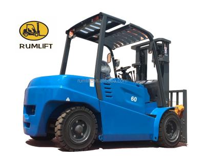 China Hotels 4000kg capacity electric tripelx mast forklift used in container for sale