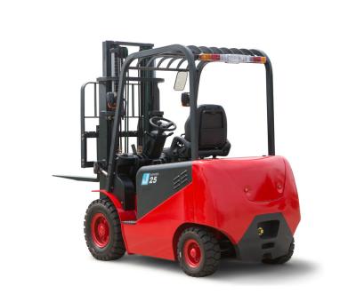 China Hotels Electric Forklift 2000kg/2 Ton With Lithium Battery for sale