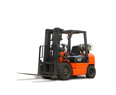 China CE 3500kg, 3.5 Ton Gasoline Forklift LPG Hotels Forklift for sale