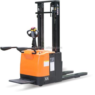 China 1000kg -1200kg Hotels Stacker Walkie Stacker Electric Power Stacker for sale