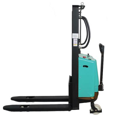 China The most popular heavy duty semi-electric hotels stacker with battery for sale