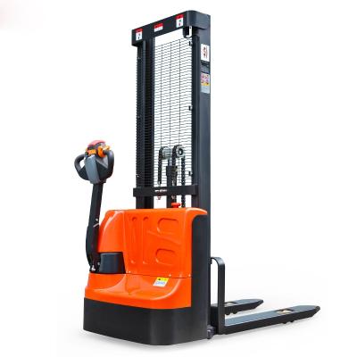 China Walkier type building material stores cheap price 1.5T full of electric stacker for sale