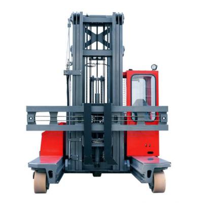 China Building Material Shops Electric Four Direction Forklift Reach Narrow Stacker 1500 kg, 3000 kg, 2000 kg for sale