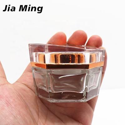 China Personal Care Luxury Cosmetic Glass Bottle Jar Set 30g 50g 20ml 50ml 90ml 110ml Cream Jars Astringent Toner Serum Bottle for sale