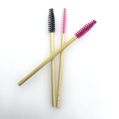 China High Quality Eco-friendly Bamboo Cleaning Bamboo And Wooden Eyebrow Brush for sale