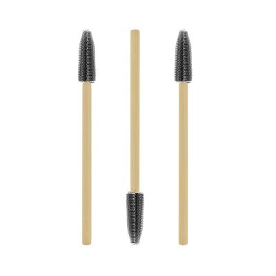 China Top Handle Bamboo Eyelash Flat Brush From China Factory for sale