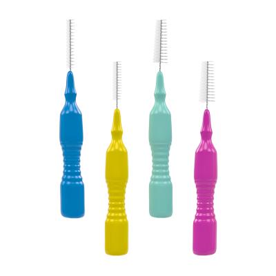 China Easy operation Eco-friendly disposable reusable mixed 3 in 1 interdental brush for sale