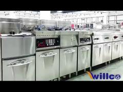 CE 6 Burner Gas Range Commercial Cooking Equipments With Cabinet