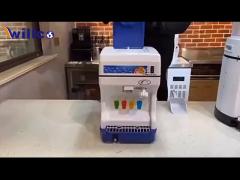 230W Electric Snow Cone Maker 220V Snowcone Machine White