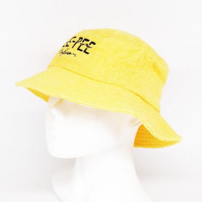 China Character Your Own Design Fashion Shape Sponge Towel Bucket Hat for sale